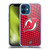 NHL New Jersey Devils Net Pattern Soft Gel Case for Apple iPhone 12 Mini