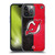 NHL New Jersey Devils Half Distressed Soft Gel Case for Apple iPhone 14 Pro