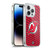 NHL New Jersey Devils Net Pattern Soft Gel Case for Apple iPhone 14 Pro