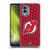 NHL New Jersey Devils Net Pattern Soft Gel Case for Nokia X30