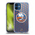 NHL New York Islanders Net Pattern Soft Gel Case for Apple iPhone 12 Mini