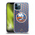NHL New York Islanders Net Pattern Soft Gel Case for Apple iPhone 12 Pro Max