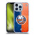 NHL New York Islanders Half Distressed Soft Gel Case for Apple iPhone 13 Pro
