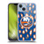 NHL New York Islanders Leopard Pattern Soft Gel Case for Apple iPhone 14 Plus