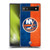 NHL New York Islanders Half Distressed Soft Gel Case for Google Pixel 6a