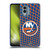 NHL New York Islanders Net Pattern Soft Gel Case for Nokia X30