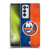 NHL New York Islanders Half Distressed Soft Gel Case for OPPO Find X3 Neo / Reno5 Pro+ 5G