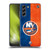 NHL New York Islanders Half Distressed Soft Gel Case for Samsung Galaxy S21 FE 5G