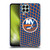NHL New York Islanders Net Pattern Soft Gel Case for Samsung Galaxy M33 (2022)