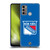NHL New York Rangers Plain Soft Gel Case for Motorola Moto G60 / Moto G40 Fusion