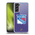 NHL New York Rangers Net Pattern Soft Gel Case for Samsung Galaxy S21 FE 5G & MagSafe