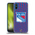NHL New York Rangers Net Pattern Soft Gel Case for Xiaomi Redmi 9A / Redmi 9AT
