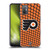 NHL Philadelphia Flyers Net Pattern Soft Gel Case for HTC Desire 21 Pro 5G