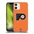 NHL Philadelphia Flyers Plain Soft Gel Case for Apple iPhone 12 Mini