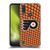 NHL Philadelphia Flyers Net Pattern Soft Gel Case for Motorola Moto E6s (2020)