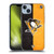 NHL Pittsburgh Penguins Half Distressed Soft Gel Case for Apple iPhone 14 Plus