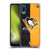 NHL Pittsburgh Penguins Half Distressed Soft Gel Case for Samsung Galaxy A02/M02 (2021)