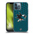 NHL San Jose Sharks Net Pattern Soft Gel Case for Apple iPhone 13 Pro Max