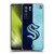 NHL Seattle Kraken Half Distressed Soft Gel Case for Huawei Nova 7 SE/P40 Lite 5G