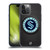 NHL Seattle Kraken Puck Texture Soft Gel Case for Apple iPhone 14 Pro Max