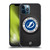 NHL Tampa Bay Lightning Puck Texture Soft Gel Case for Apple iPhone 12 Pro Max