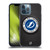 NHL Tampa Bay Lightning Puck Texture Soft Gel Case for Apple iPhone 13 Pro Max