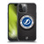 NHL Tampa Bay Lightning Puck Texture Soft Gel Case for Apple iPhone 14 Pro Max