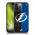 NHL Tampa Bay Lightning Half Distressed Soft Gel Case for Apple iPhone 14 Pro