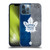 NHL Toronto Maple Leafs Half Distressed Soft Gel Case for Apple iPhone 13 Pro Max