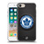 NHL Toronto Maple Leafs Puck Texture Soft Gel Case for Apple iPhone 7 / 8 / SE 2020 & 2022