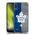 NHL Toronto Maple Leafs Half Distressed Soft Gel Case for LG K22