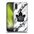 NHL Toronto Maple Leafs Marble Soft Gel Case for Motorola Moto E6s (2020)