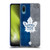 NHL Toronto Maple Leafs Half Distressed Soft Gel Case for Samsung Galaxy A02/M02 (2021)