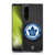 NHL Toronto Maple Leafs Puck Texture Soft Gel Case for Sony Xperia 1 III