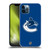 NHL Vancouver Canucks Plain Soft Gel Case for Apple iPhone 12 / iPhone 12 Pro