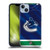 NHL Vancouver Canucks Jersey Soft Gel Case for Apple iPhone 14 Plus