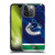 NHL Vancouver Canucks Jersey Soft Gel Case for Apple iPhone 14 Pro