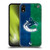 NHL Vancouver Canucks Half Distressed Soft Gel Case for Apple iPhone XR