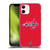 NHL Washington Capitals Plain Soft Gel Case for Apple iPhone 12 Mini