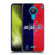 NHL Washington Capitals Half Distressed Soft Gel Case for Nokia 1.4