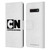 Cartoon Network Logo Plain Leather Book Wallet Case Cover For Samsung Galaxy S10