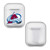 NHL Team Logo 1 Colorado Avalanche Clear Hard Crystal Cover Case for Apple AirPods 1 1st Gen / 2 2nd Gen Charging Case