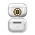 NHL Team Logo 1 Boston Bruins Clear Hard Crystal Cover Case for Apple AirPods Pro Charging Case