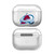 NHL Team Logo 1 Colorado Avalanche Clear Hard Crystal Cover Case for Apple AirPods Pro Charging Case