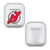 NHL Team Logo New Jersey Devils Clear Hard Crystal Cover Case for Apple AirPods 1 1st Gen / 2 2nd Gen Charging Case