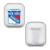NHL Team Logo New York Rangers Clear Hard Crystal Cover Case for Apple AirPods 1 1st Gen / 2 2nd Gen Charging Case