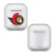 NHL Team Logo Ottawa Senators Clear Hard Crystal Cover Case for Apple AirPods 1 1st Gen / 2 2nd Gen Charging Case