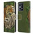 Vincent Hie Animals Tiger Yin Yang Leather Book Wallet Case Cover For OPPO Reno8 4G