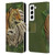 Vincent Hie Animals Tiger Yin Yang Leather Book Wallet Case Cover For Samsung Galaxy S22 5G