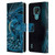 Vincent Hie Dragons 2 Abolisher Blue Leather Book Wallet Case Cover For Motorola Moto E7